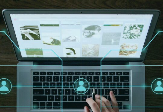 Remote team collaborating with AI tools in a modern virtual workspace