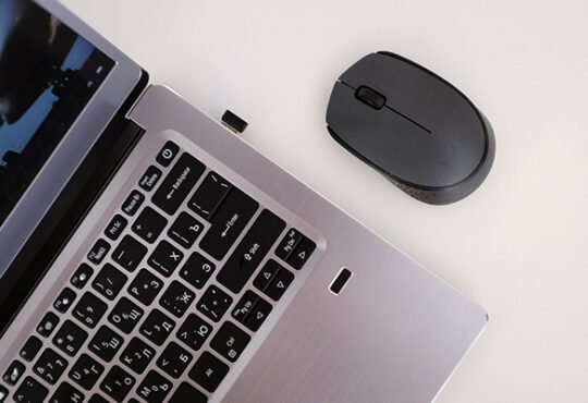 Copilot+ laptop showing AI interface and Windows features