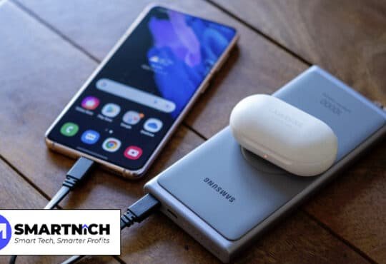 A Samsung Galaxy S23 Ultra being used with its S-Pen to edit a business document on a professional desk.