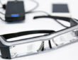 Project Astra smart glasses by Google featuring AI and AR capabilities.